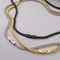 Karen Fashionable Dragon Bone Chain Bracelet Set Hip-Hop Street Style Stainless Steel Jewelry Buckle, Encrypted Chain, Men's Set Jewelry