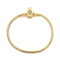Light Luxury Circular Snake Chain Bracelet with Heart Charm