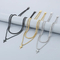 Fashionable Stainless Steel Creative Double-Layer Mixed Chain Hanging Cross Pendant Men's Necklace Accessories
