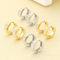 Stainless Steel Rhinestone Earrings Are Fashionable Jewelry Suitable for Daily Wear