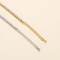 Stainless Steel Trendy Fashion Temperament Personalized Single Circle Zircon Full Diamond Bracelet Necklace for Women