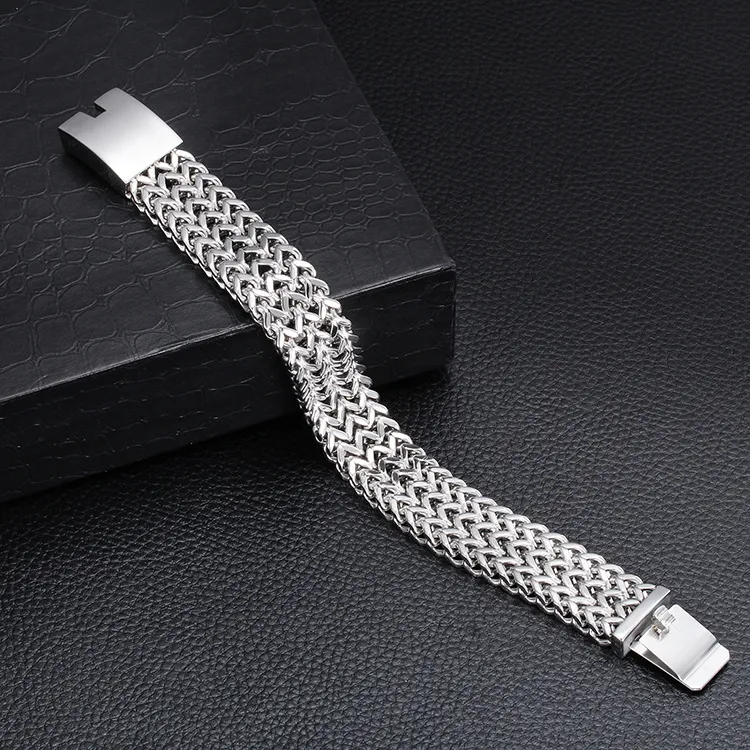 Korean-Style Men's Personalized Dragon Bone Bracelet, New Style Domineering Thick Bracelet, Stainless Steel Men's Jewelry Factory Direct Sales