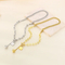 Hip-Hop Ball Padlock Gender-Neutral Sweater Chain Beaded Stainless Steel Jewelry Set Wholesale