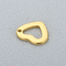 Stainless Steel Hollow Heart-Shaped Pendant Necklace DIY Jewelry Accessories