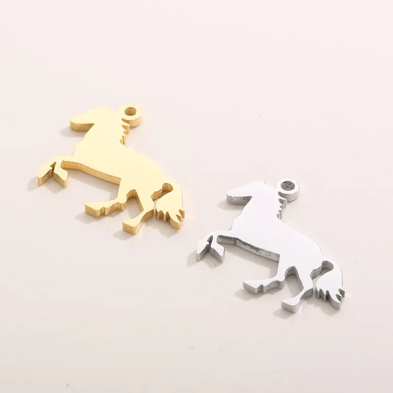 Stainless Steel Animal Series Jewelry Accessories, Personalized DIY Necklace Pendant