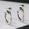Design Inspired Earrings, Men's and Women's Personalized Fashion, Retro Rose Stainless Steel Earrings Accessories