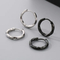 Wholesale Trendy Men's and Women's Earrings Jewelry Stainless Steel Cone Round Earrings