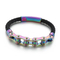 Street Trend Fashion Leather Bracelet Personalized Stainless Steel Bicycle Chain Bracelet