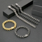 Fashion Retro Stainless Steel Skull Bracelet Men's Trendy Ghost Jewelry Bracelet