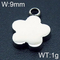 Fashion Stainless Steel Pendant, Gold Pendant, Three-Dimensional Polished Jewelry Accessories