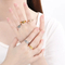 Smooth Octagonal Star Ring Stainless Steel 18K Gold-Plated Ring