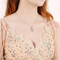 Sparkling Diamond Women's Necklace Featuring 26 English Letter Pendants