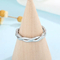 Stainless Steel Ring 18K Gold-Plated Twisted Pattern Jewelry Suitable for Daily Wear