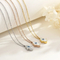 Trendy Evil Eye Design Style Women's Stainless Steel Necklace