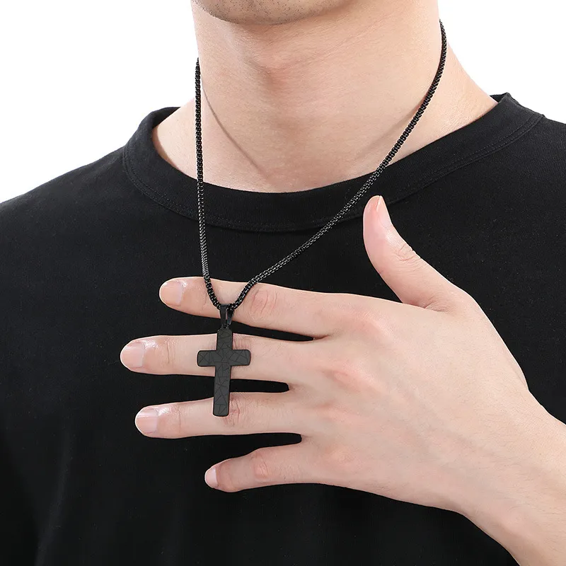 Stainless Steel Jewelry Cross Pendant Suitable for Daily Wear
