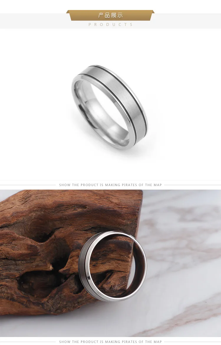 Timeless Couple Rings Minimalist Stainless Steel Circle Design