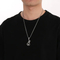 Domineering Personality Boxing Series Sports Hanging Decorations, Vintage Fashion Distressed Stainless Steel Men's Fitness Boxing Gloves Pendant Necklace