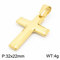 European and American Stainless Steel Cross Men's Pendant Necklace Geometric Couple Versatile Necklace Accessories