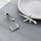 Trendy Canvas Shoes Hip Hop Nightclub Full Diamond Submachine Gun Mai Sui Wu Shi Pai Stainless Steel Men's Pendant
