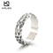 Simple and Individualistic Anti-Scale Ring, China-Chic Punk Retro Vintage 6mm Vacuum Plated Snake Scale Stainless Steel Men's Ring