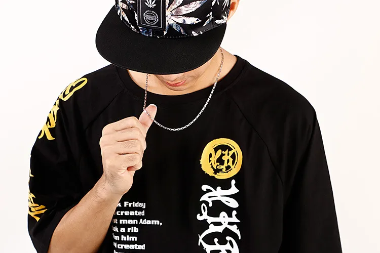 Stainless Steel Jewelry Rectangular Hip-Hop Necklace with Multiple Sizes to Choose From
