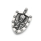 Personalized Double Sided Totem Guardian Talisman Shield Pendant Retro Portrait Cross Sacred Heart Stainless Steel Men's Pendant