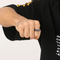 Street Style Fashion Multicolor Stainless Steel Geometric Men's Jewelry Ring