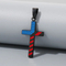 American Red Blue White Star Spangled Stainless Steel Cross Pendant Men's and Women's Jewelry