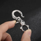 Trendy Casting Skull Multi Functional Keychain Ring Luggage Buckle Pendant Accessories Stainless Steel Jewelry