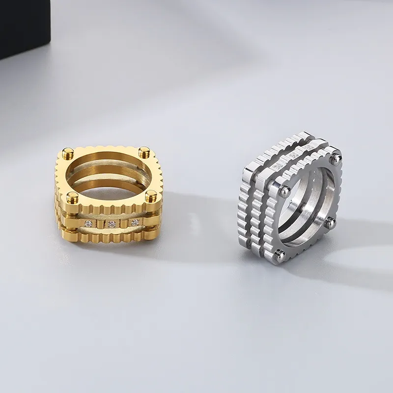 Stainless Steel Jewelry Fashion Ring Suitable for Daily Wear