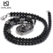 European and American Style Jewelry, Stainless Steel Exaggerated Lion Head Pendant, Ethnic Style Buddhist Beads, Beaded Necklace Long Necklace