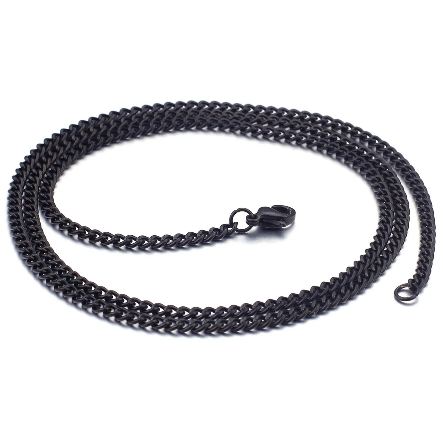 Versatile Stainless Steel Pendant and Chain Necklaces in Multiple Colors