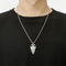 European and American Creative Jewelry, Punk Style, Vintage Viking Pirate Spear Rune Guide, Amulet, Stainless Steel Men's Pendant Necklace