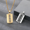 Retro Trendy Unique Rhombus Pattern Razors Stainless Steel Men's Pendant