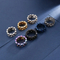 Stainless Steel Watch Chain Shaped Ring, Unisex Fashion Jewelry