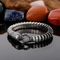 Men's Stainless Steel Cast Snake Shaped Bracelet Punk Style Jewelry