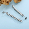 Cuban Chain Earrings Punk Style Chain Terms Stainless Steel Tassel Jewelry
