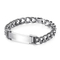 Trendy Domineering Punk Skull Men's Inlaid Zircon Stainless Steel Bracelet