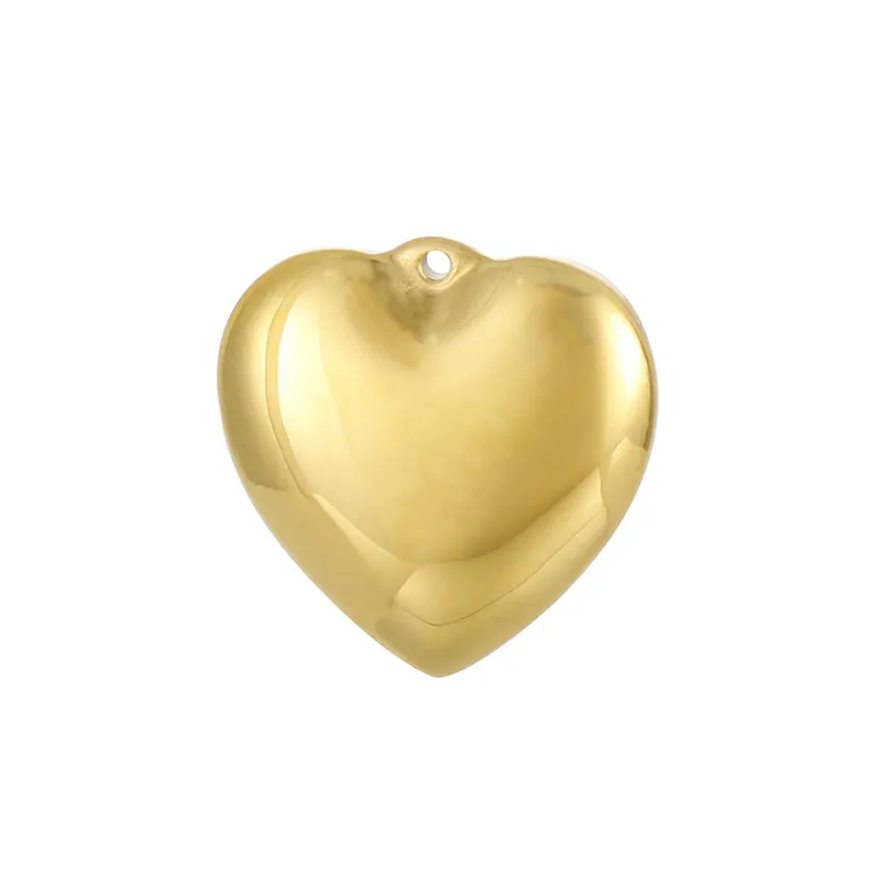 Stainless Steel Heart Pendant DIY Jewelry Accessories
