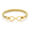Trendy Men's Fashion Minimalist Infinity Symbol Stainless Steel Bracelet