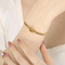 Light Luxury Circular Snake Chain Bracelet with Heart Charm