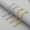 Trendy and Personalized Stainless Steel Oval Pig Nose Japanese Chain Unisex Bracelet