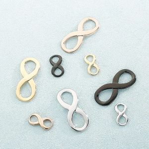 Stainless Steel Infinite Symbol Handmade DIY Jewelry Accessories