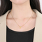 18K True Gold Electroplated Simple English 26 Letters Stainless Steel Pendant Necklace