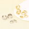 Minimalist Smooth Stainless Steel Huggie Stud Earrings Versatile Trendy Unisex Daily Jewelry