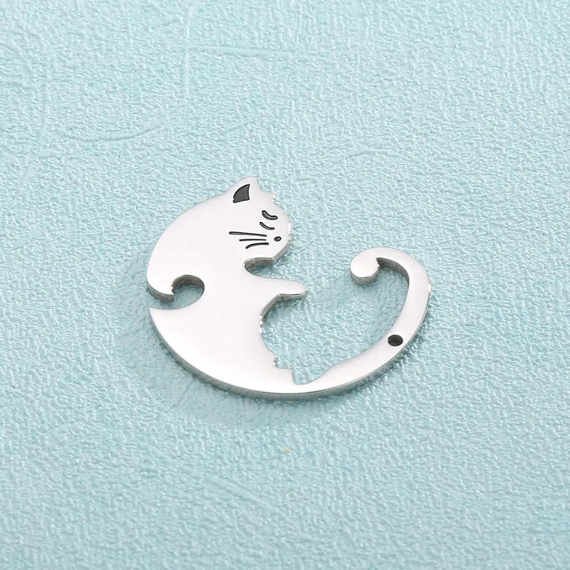 Stainless Steel Animal Series Jewelry Accessories, Personalized DIY Necklace Pendant