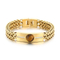 Fashion Tiger Eye Stone Rhinestones Inlaid Mens Bracelets Stainless Steel Chain Bracelets
