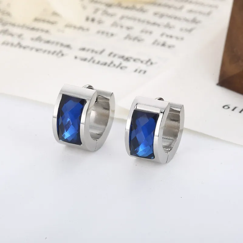 Stainless Steel Jewelry with Multi-Color Resin Earrings Suitable for Daily Wear