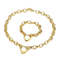 Stylish Hollow Heart Design Stainless Steel Jewelry Set Accessory Collection