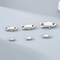 Stainless Steel Creative Polished Button Bracelet Necklace Chain DIY Buckle Accessories Wholesale